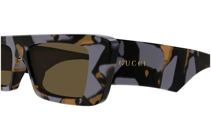 Okulary przeciwsłoneczne Gucci GG1331S 006 Prostokątne Havana