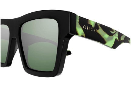 Okulary przeciwsłoneczne Gucci GG0962S 013 Kwadratowe Czarne