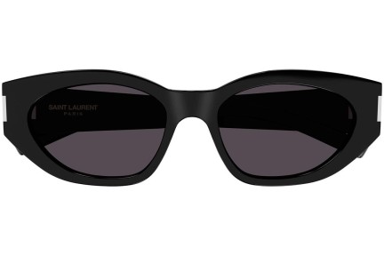 Okulary przeciwsłoneczne Saint Laurent SL638 001 Kocie oczy Czarne