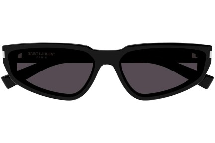 Okulary przeciwsłoneczne Saint Laurent SL634NoVA 001 Nieregularny Czarne