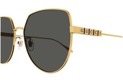 Okulary przeciwsłoneczne Gucci GG1435SA 001 Nieregularny Złote