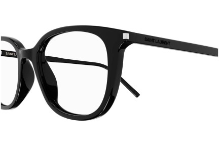 Okulary korekcyjne Saint Laurent SL644/F 001 Kwadratowe Czarne