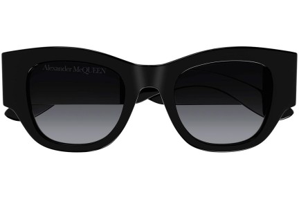 Okulary przeciwsłoneczne Alexander McQueen AM0420S 001 Kwadratowe Czarne