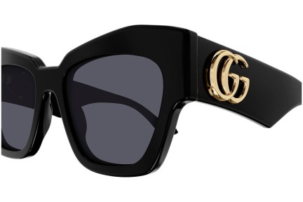 Okulary przeciwsłoneczne Gucci GG1422S 001 Kocie oczy Czarne