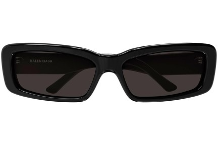 Okulary przeciwsłoneczne Balenciaga BB0286S 001 Prostokątne Czarne