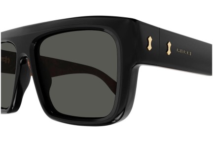 Okulary przeciwsłoneczne Gucci GG1461S 001 Kwadratowe Czarne