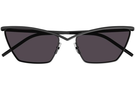 Okulary przeciwsłoneczne Saint Laurent SL637 001 Kocie oczy Czarne