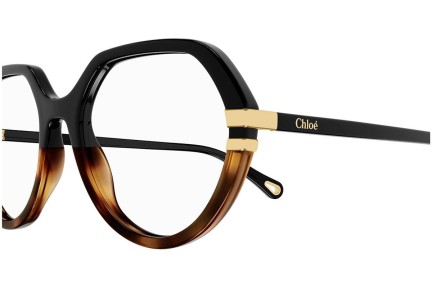 Okulary korekcyjne Chloe CH0206O 003 Nieregularny Czarne