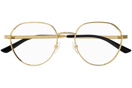 Okulary korekcyjne Gucci GG1458O 001 Okrągłe Złote