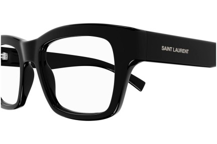 Okulary korekcyjne Saint Laurent SL616 001 Prostokątne Czarne