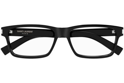 Okulary korekcyjne Saint Laurent SL622 007 Prostokątne Czarne