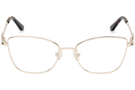 Okulary korekcyjne Guess GU2974 032 Kocie oczy Złote