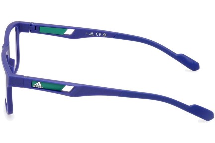 Okulary korekcyjne Adidas Sport SP5056 092 Prostokątne Niebieskie