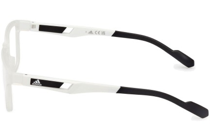 Okulary korekcyjne Adidas Sport SP5056 026 Prostokątne Białe