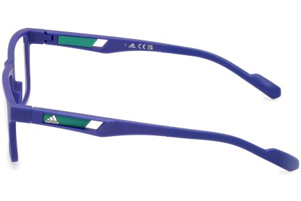 Okulary korekcyjne Adidas Sport SP5058 092 Prostokątne Niebieskie