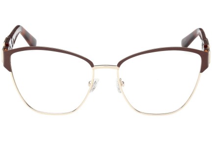 Okulary korekcyjne Guess GU2984 050 Browline Brązowe