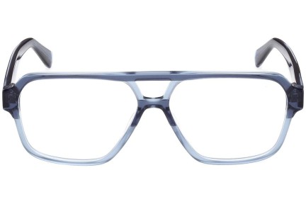 Okulary korekcyjne Guess GU50093 092 Pilotki (Aviator) Niebieskie