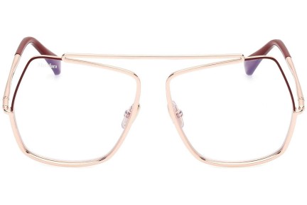 Okulary korekcyjne Max Mara MM5118-B 028 Nieregularny Złote