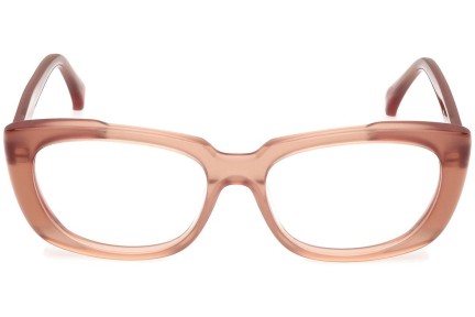 Okulary korekcyjne Max Mara MM5114 045 Prostokątne Brązowe