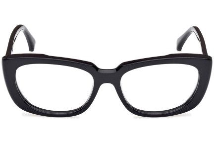 Okulary korekcyjne Max Mara MM5114 001 Prostokątne Czarne