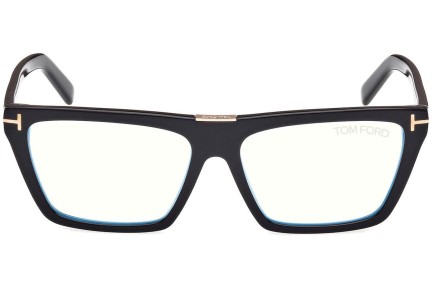 Okulary korekcyjne Tom Ford FT5912-B 001 Kwadratowe Czarne