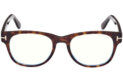 Okulary korekcyjne Tom Ford FT5898-B 052 Kwadratowe Havana