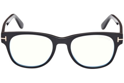 Okulary korekcyjne Tom Ford FT5898-B 001 Kwadratowe Czarne