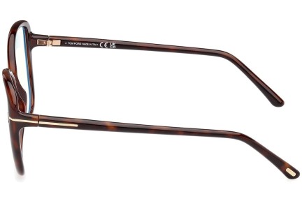 Okulary korekcyjne Tom Ford FT5907-B 052 Kocie oczy Havana