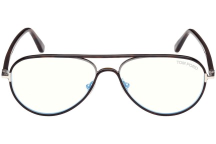 Okulary korekcyjne Tom Ford FT5897-B 052 Pilotki (Aviator) Havana