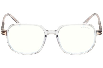 Okulary korekcyjne Tom Ford FT5911-B 020 Kwadratowe Szare