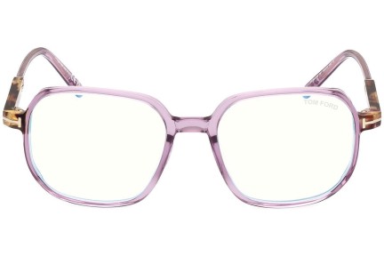 Okulary korekcyjne Tom Ford FT5911-B 081 Kwadratowe Fioletowe