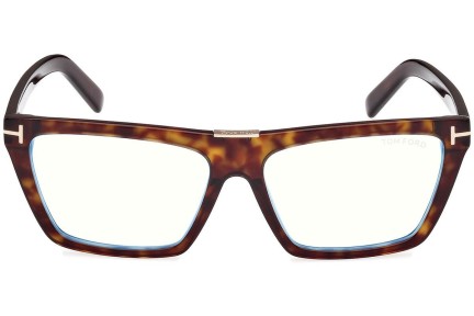 Okulary korekcyjne Tom Ford FT5912-B 052 Kwadratowe Havana