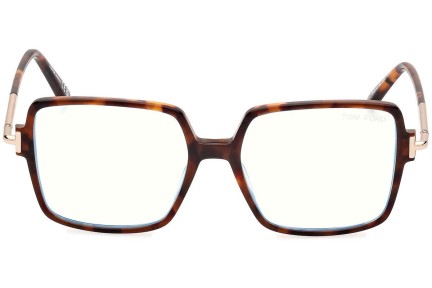 Okulary korekcyjne Tom Ford FT5915-B 052 Kwadratowe Havana