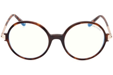 Okulary korekcyjne Tom Ford FT5914-B 052 Okrągłe Havana