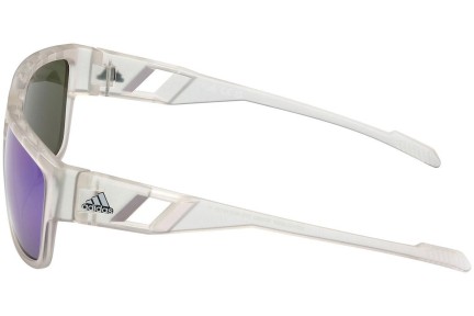 Okulary przeciwsłoneczne Adidas Sport SP0082 27Q Prostokątne Szare