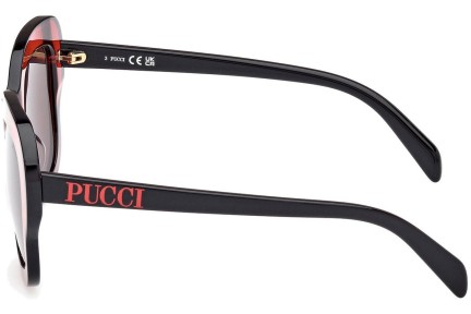 Okulary przeciwsłoneczne Emilio Pucci EP0220 68J Kwadratowe Czerwone