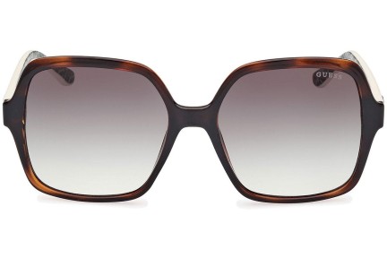 Okulary przeciwsłoneczne Guess GU7921-H 52P Kwadratowe Havana