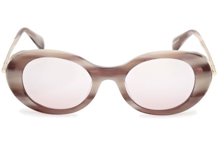 Okulary przeciwsłoneczne Max Mara Malibu10 MM0080 60G Owalne Wielokolorowe