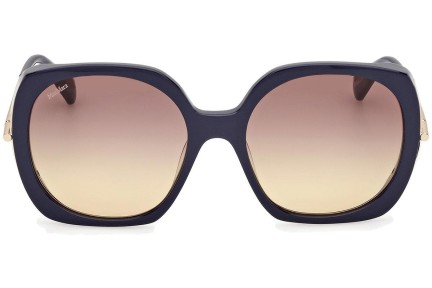 Okulary przeciwsłoneczne Max Mara Malibu9 MM0079 90F Kwadratowe Niebieskie