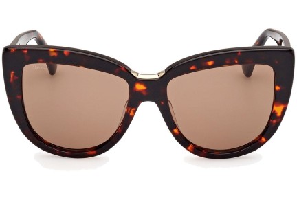 Okulary przeciwsłoneczne Max Mara Spark2 MM0076 52E Kocie oczy Havana