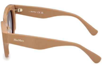 Okulary przeciwsłoneczne Max Mara Glimpse1 MM0077 46N Kocie oczy Brązowe