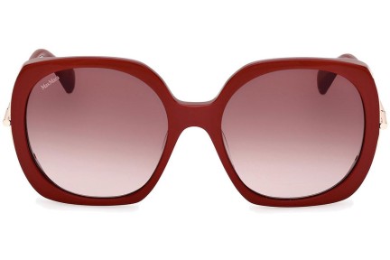 Okulary przeciwsłoneczne Max Mara Malibu9 MM0079 66F Kwadratowe Czerwone