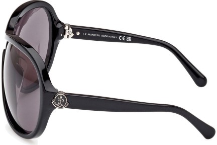 Okulary przeciwsłoneczne Moncler Ellesole ML0284 01A Nieregularny Czarne