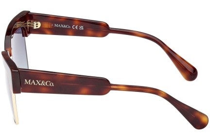 Okulary przeciwsłoneczne Max&Co. MO0092 52W Kocie oczy Havana