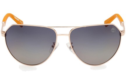 Okulary przeciwsłoneczne Timberland TB9340-H 32D Polarized Pilotki (Aviator) Złote