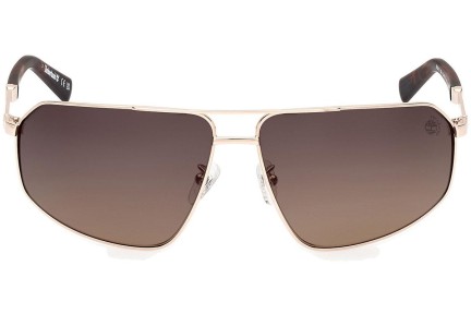 Okulary przeciwsłoneczne Timberland TB9341-H 32H Polarized Pilotki (Aviator) Złote