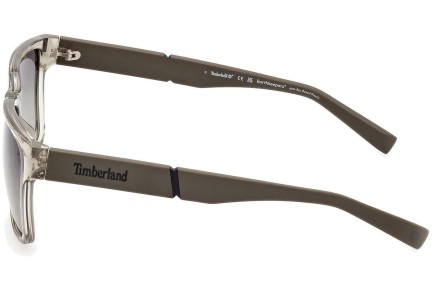 Okulary przeciwsłoneczne Timberland TB9335-H 45D Polarized Kwadratowe Przezroczyste