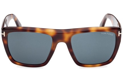 Okulary przeciwsłoneczne Tom Ford Alberto FT1077 53V Kwadratowe Havana