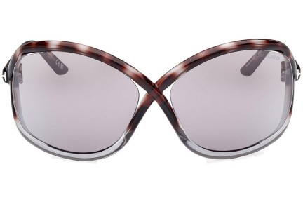 Okulary przeciwsłoneczne Tom Ford Bettina FT1068 55C Nieregularny Havana