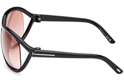 Okulary przeciwsłoneczne Tom Ford Fernanda FT1069 01Z Nieregularny Czarne